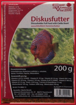 Diskusfutter SV2000 Standard, 200 g-Tafel