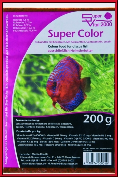 Diskusfutter SV2000 Super-Color, 200 g-Tafel