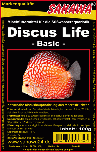Discusfutter Life Basic Meeresfrüchte, 100 g